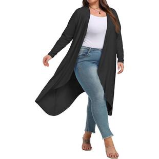 J 35019 Solid Color Long Sleeve Cardigan ��ɫ�L���_��