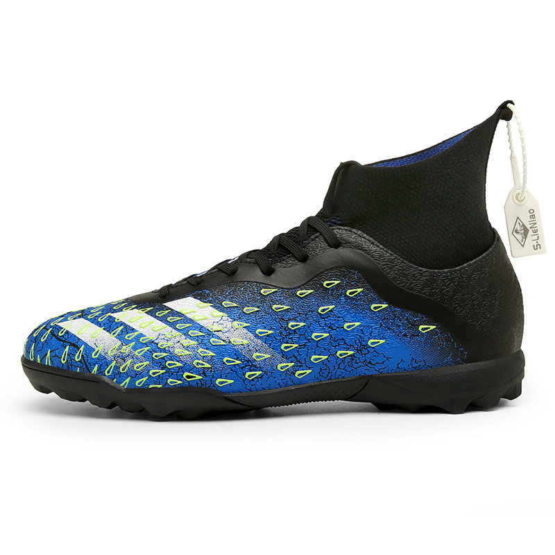 2022 transfronterizo más el tamaño Nuevo FGTF transpirable de los hombres de alta superior de uñas largas y cortas zapatos de fútbol zapatos de entrenamiento de hierba zapatos de fútbol