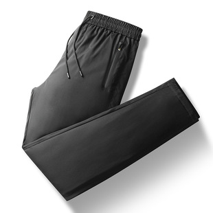 Thick warm white duck down high waist plus size down pants men's outer wear fleece-lined young middle-aged and elderly dad outdoor cotton pants