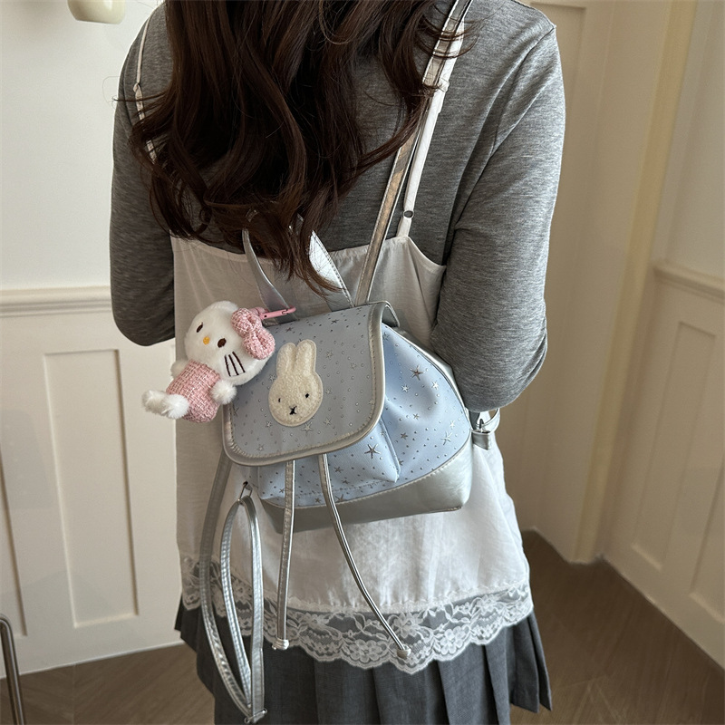 Mochila de moda coreana encantadora para mujeres verano 2026 nicho postres diarios bolsas escolares de estudiantes mochila versátil
