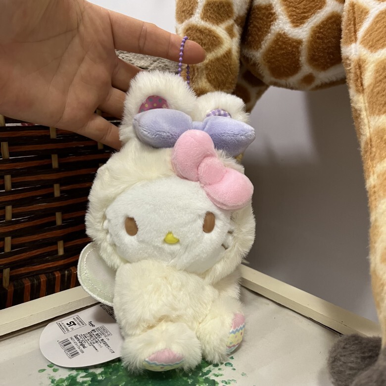 三麗Oイースターウサギの耳の翼の小さい色の卵のクマの洛米の玉桂の犬の美楽のティのぬいぐるみの公の子の包みのペンダント|undefined
