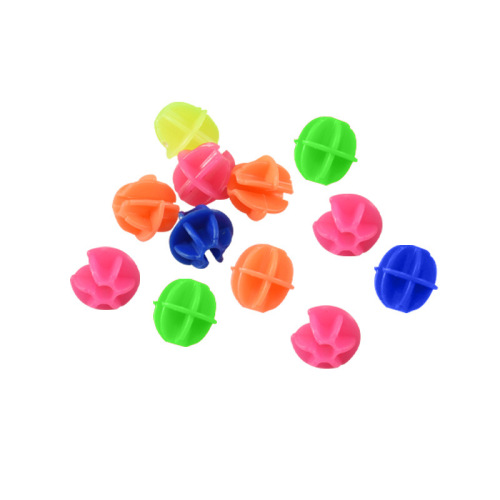 Suppliers of bicycle spoke decorative colored beads, mixed-color wheel bead decorations, oval rainbow-colored night light beads