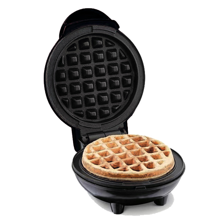Household Mini Breakfast Machine Mini Waffle Maker Creative Heart-Shaped Breakfast Machine Double-Sided Electric Baking Pan Fast Heat