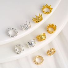 18K��ɫ��ɫ�ʹڴ�׸�������Ȧɢ���ֹ�diy������Ʒ�������