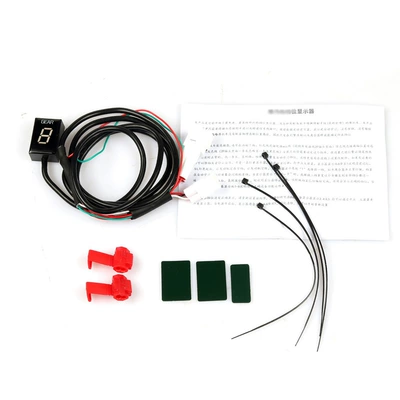 Suitable for Yamaha Yamaha Motorcycle Lcd Electric Gear Display 1-6 Digital Gear Display Waterproof Instrument (Other vehicle instruments) - red-light