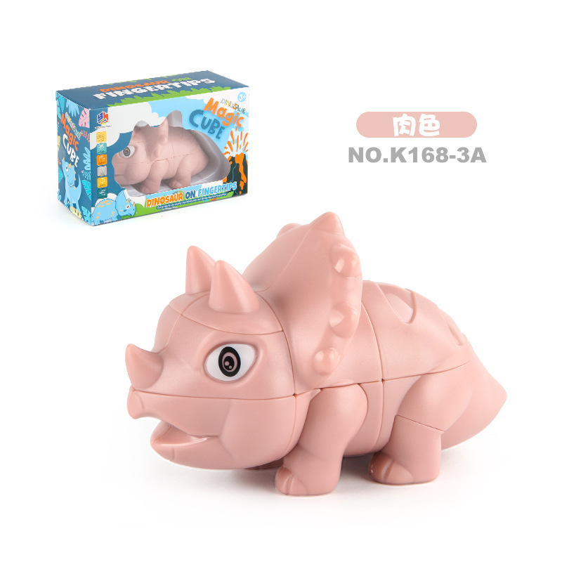 K168-3A Cubo rosa de triceratorio 97.2g