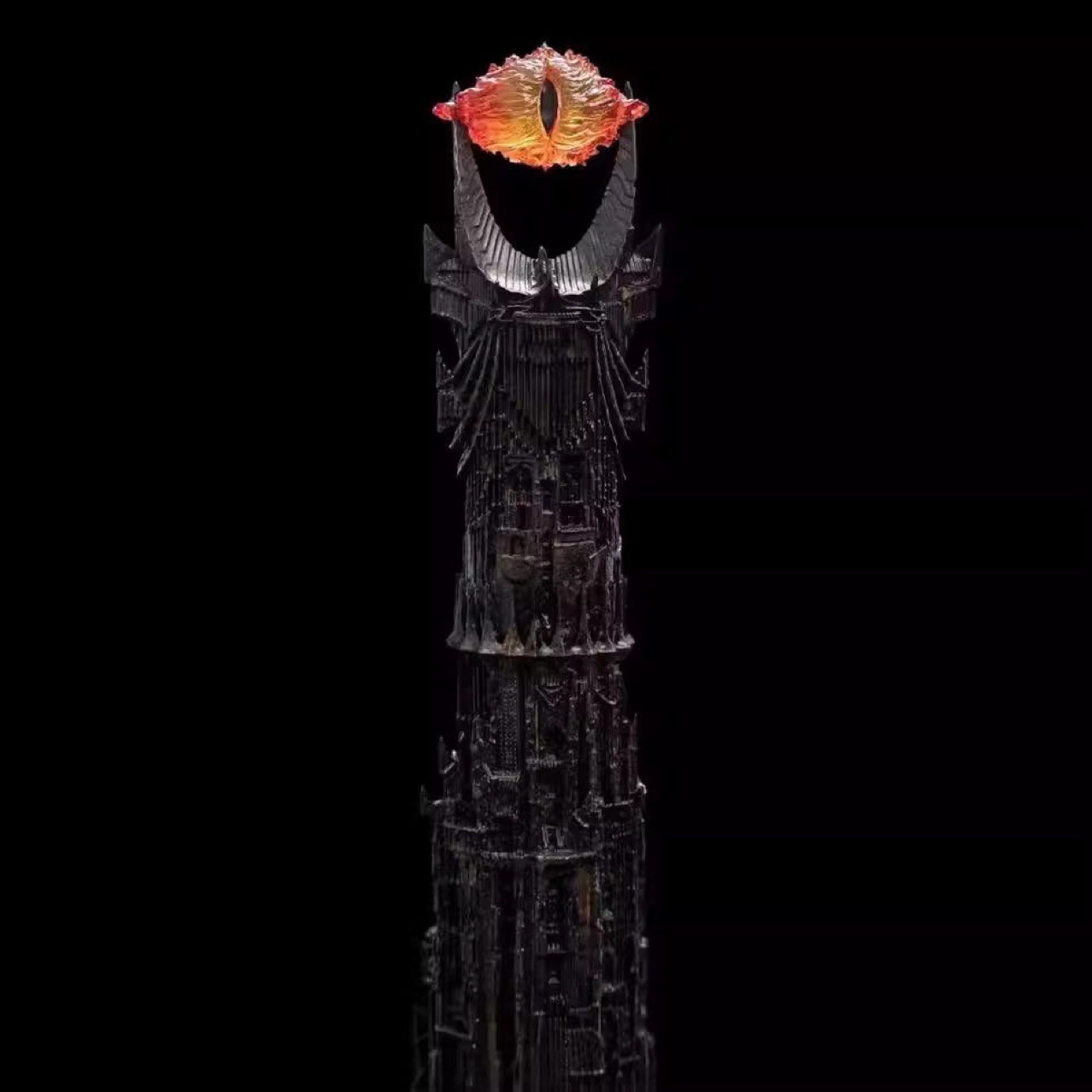 El Señor de los Anillos Fortaleza Ballardo El Señor de los Anillos Iron Lord of the Ring Tower Modelo hecho a mano con animación de tierra