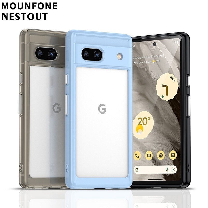 Suitable for Google Pixel 7A Phone Case 7Pro Transparent Acrylic Anti-Fall Magnetic Case