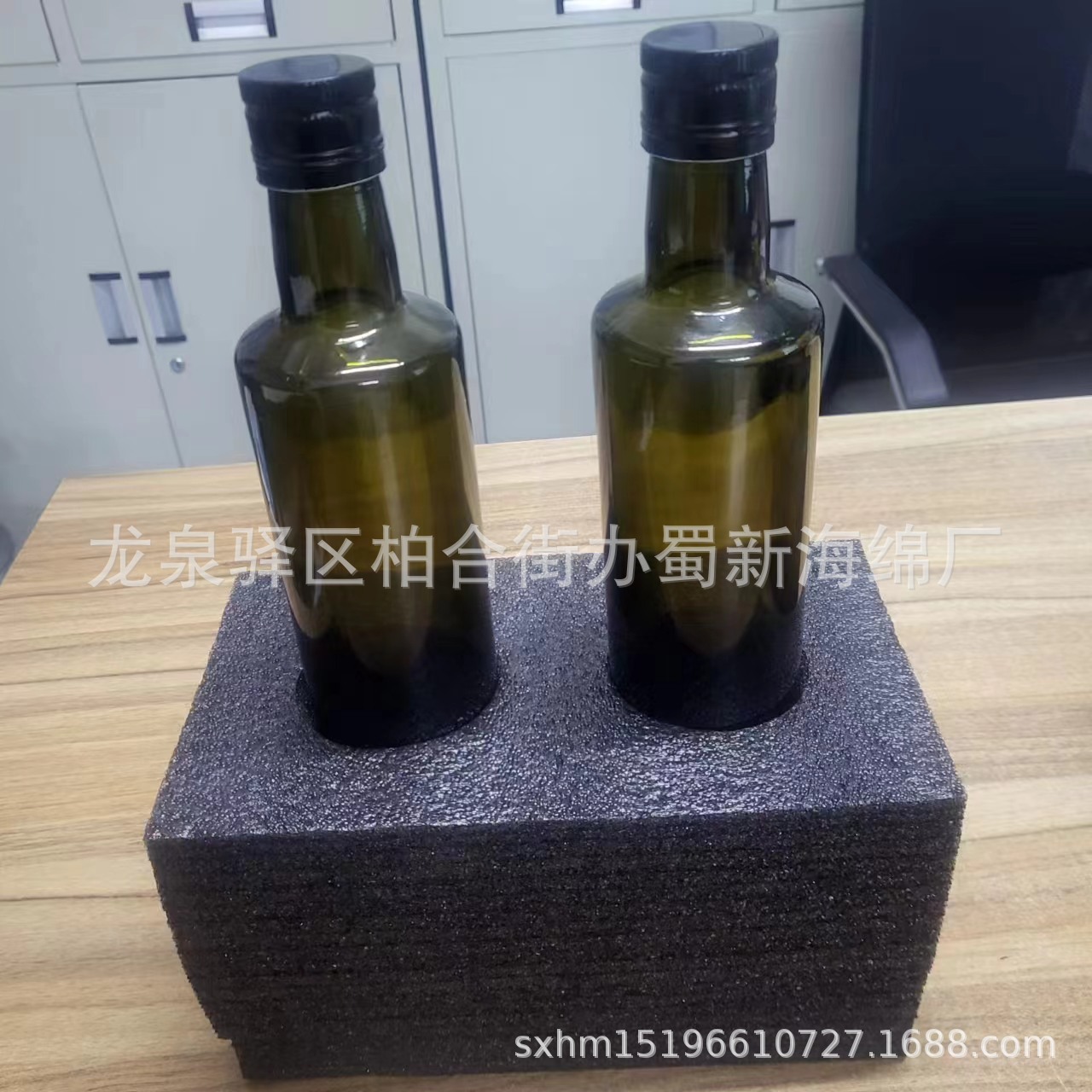 厂家供应黑色白色珍珠棉酒瓶缓冲内衬包装泡沫/瓶子包装