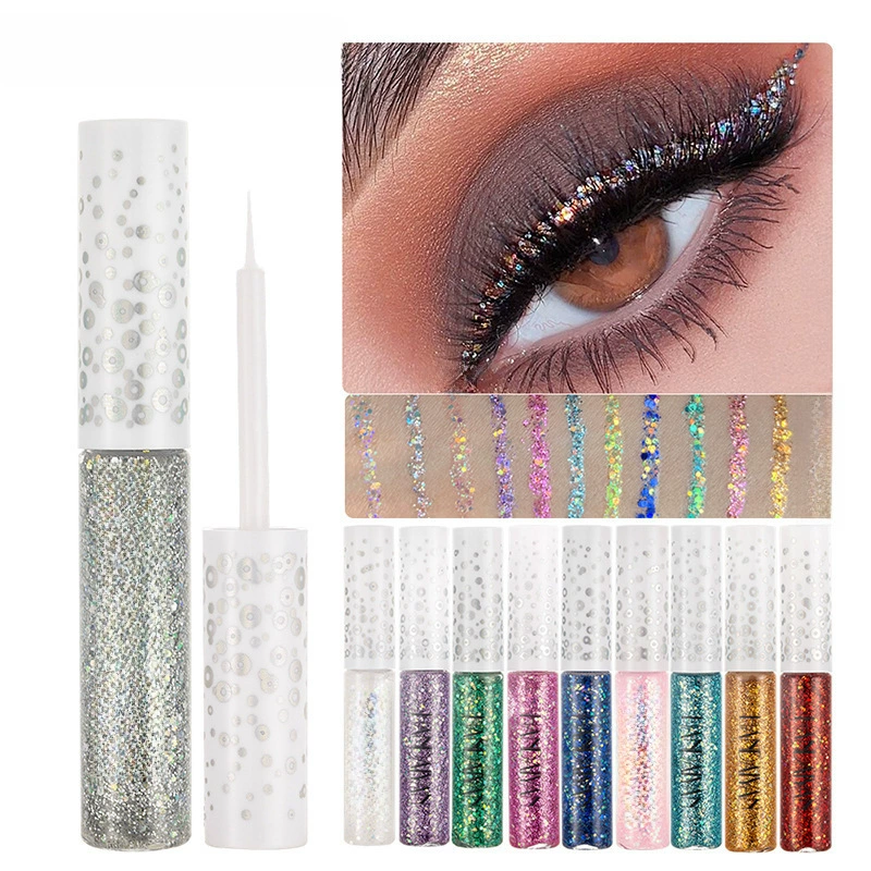 Cross -border explosive product Handaiyan Children's Day stage performance makeup dream shiny sequins fantasy eye shadow eyeliner