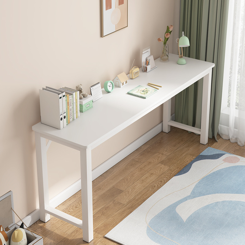 Simple Modern Home Long Table Office Desk Narrow Desk Computer Desk Study Table Rectangular Bedside Table Writing Table