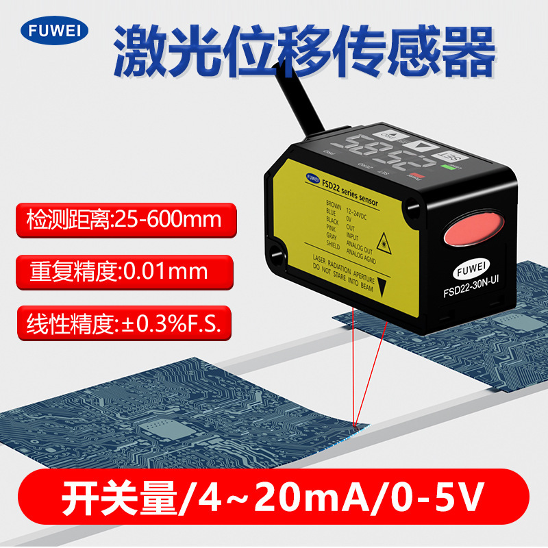 高精度测距光学传感器产品展示图
