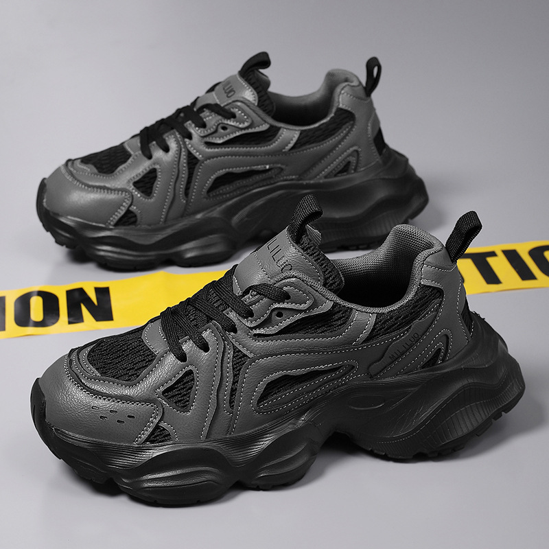 2025 primavera y verano nuevos zapatos de estilo masculino, moda retro, zapatos deportivos casuales de hombre transpirables