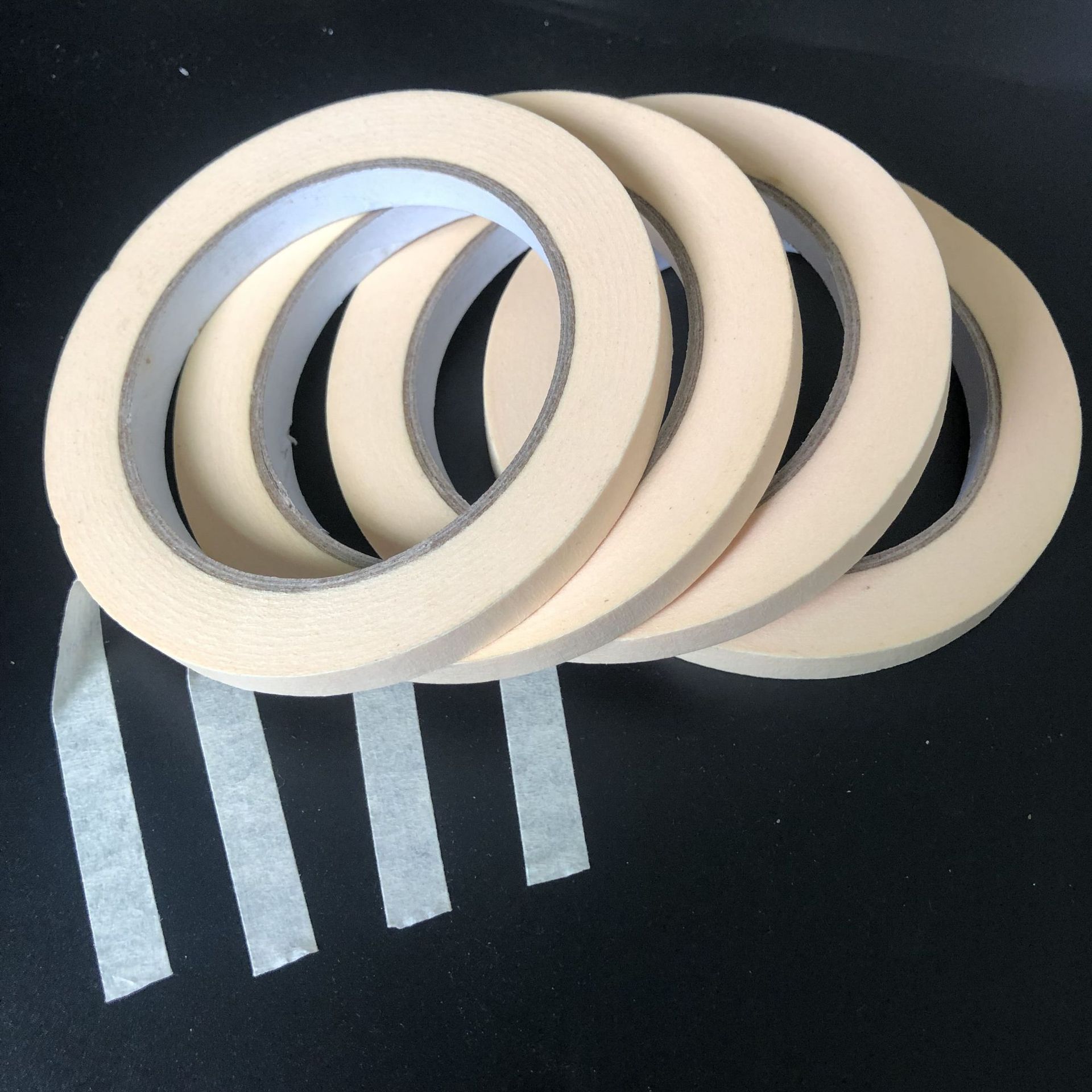 高级汽车喷漆烤漆高温美纹纸胶带 高粘易撕不残胶任意可切