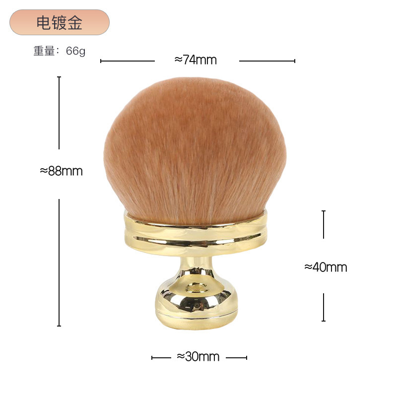 Cepillo de maquillaje transfronterizo multifuncional cuello grande sello de polvo de pintura cepillo de pestaña cepillo de polvo de uñas al por mayor