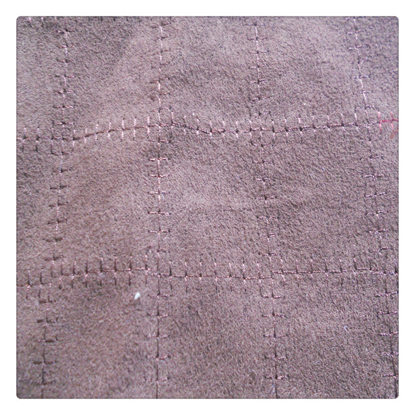 供应绗缝麂皮绒 简约风欧式沙发靠垫汽车坐垫面料