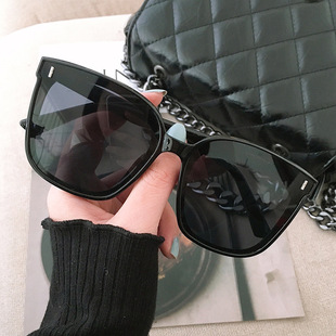 Large frame sunglasses trendy Korean style fashionable sunglasses men and women same style mi nail Internet celebrity sunglasses