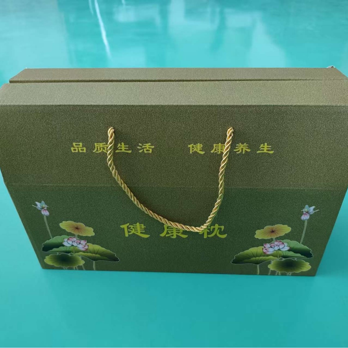 건강 베개 상자