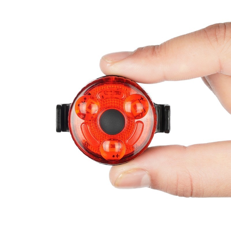 Luz trasera de bicicleta de montaña USB carga 981 lámpara de tubo de asiento de bicicleta de noche lámpara de aviso accesorios de equipo de viaje