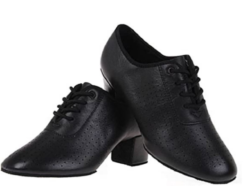 Zapatos de baile latino de las mujeres de adulto medio talón zapatos de baile de tacón alto zapatos de baile de cuero cuadrados de verano moderno zapatos de baile de fondo suave