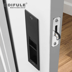 日式移門鎖衛生間推拉門鈎鎖廚房陽台平移門口袋門暗拉手內嵌式