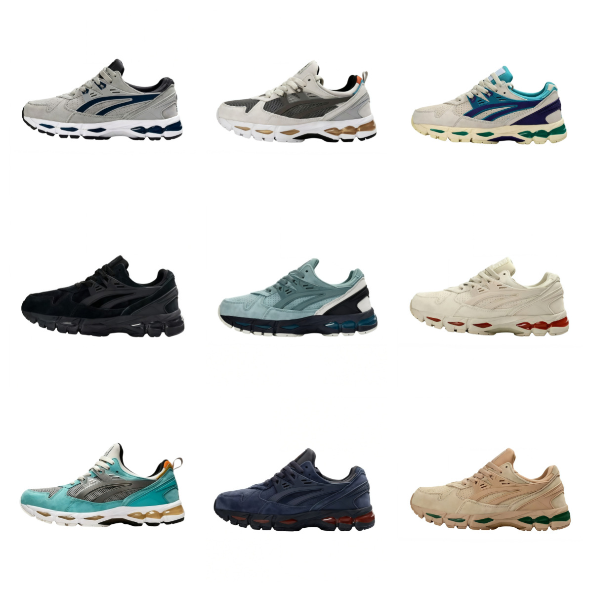 Putian Shoes Asics Gel-Kayano 21 Men's and Women's Fashionable, Wear-Resistant, Breathable, Shock-Absorbing Casual Sports Running Shoes