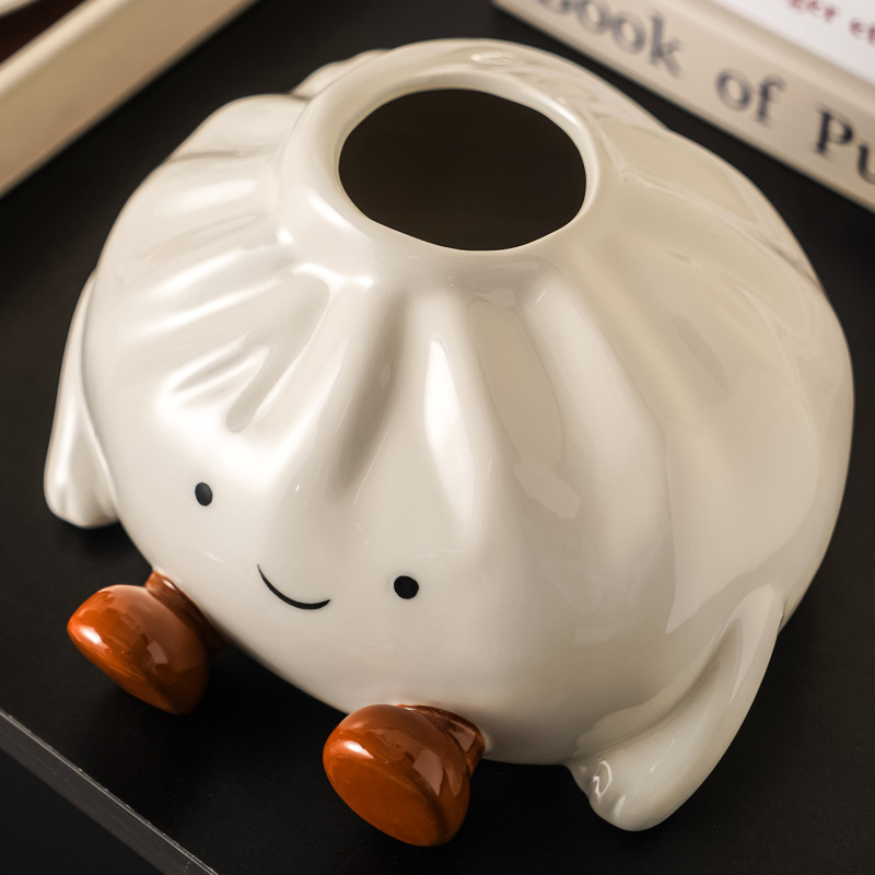 リビングルームやダイニングテーブル用の創造的な陶器のパン型のティッシュボックス、かわいい装飾品、見栄えの良いホーム、かわいいティッシュボックス|undefined