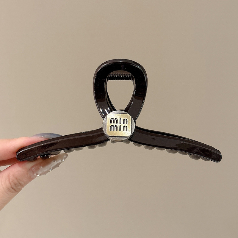 1 # 【Chocolate Marrón 】 Gran letra redonda-13cm