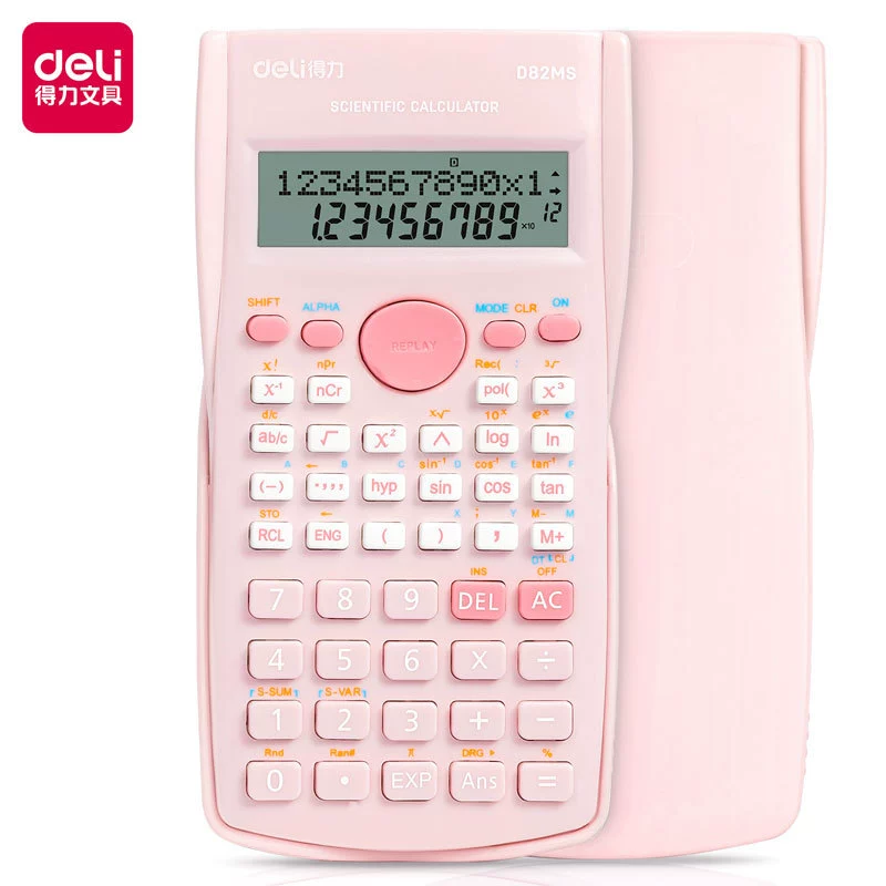 Научно-калькулятор Deli D82MS/D82TM для студентов, функциональный компьютер для экзаменов, D991CN