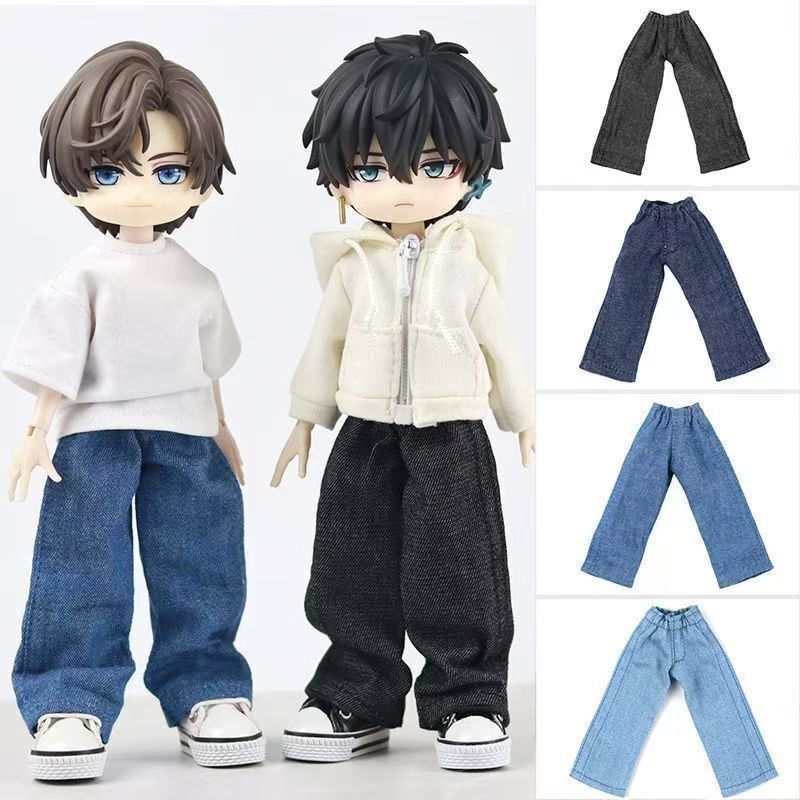 Ob11 a Si 2.0 3.0 Long Pants Floor-Length Pants Wide-Leg Jeans Fairy Body Large 12 Scale 8 Scale Bjd Doll Clothes Ob11 a Si 2.0 3.0 Long Pants Floor-Length Pants Wide-Leg Jeans Fairy Body Large 12 Scale 8 Scale Bjd Doll Clothes