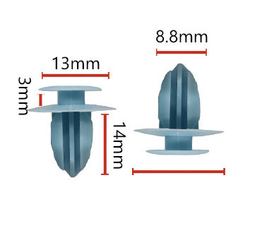 Adecuado para Camry panel de la puerta del coche falda inferior grande que rodea clip hebilla D267 OE:7586730130