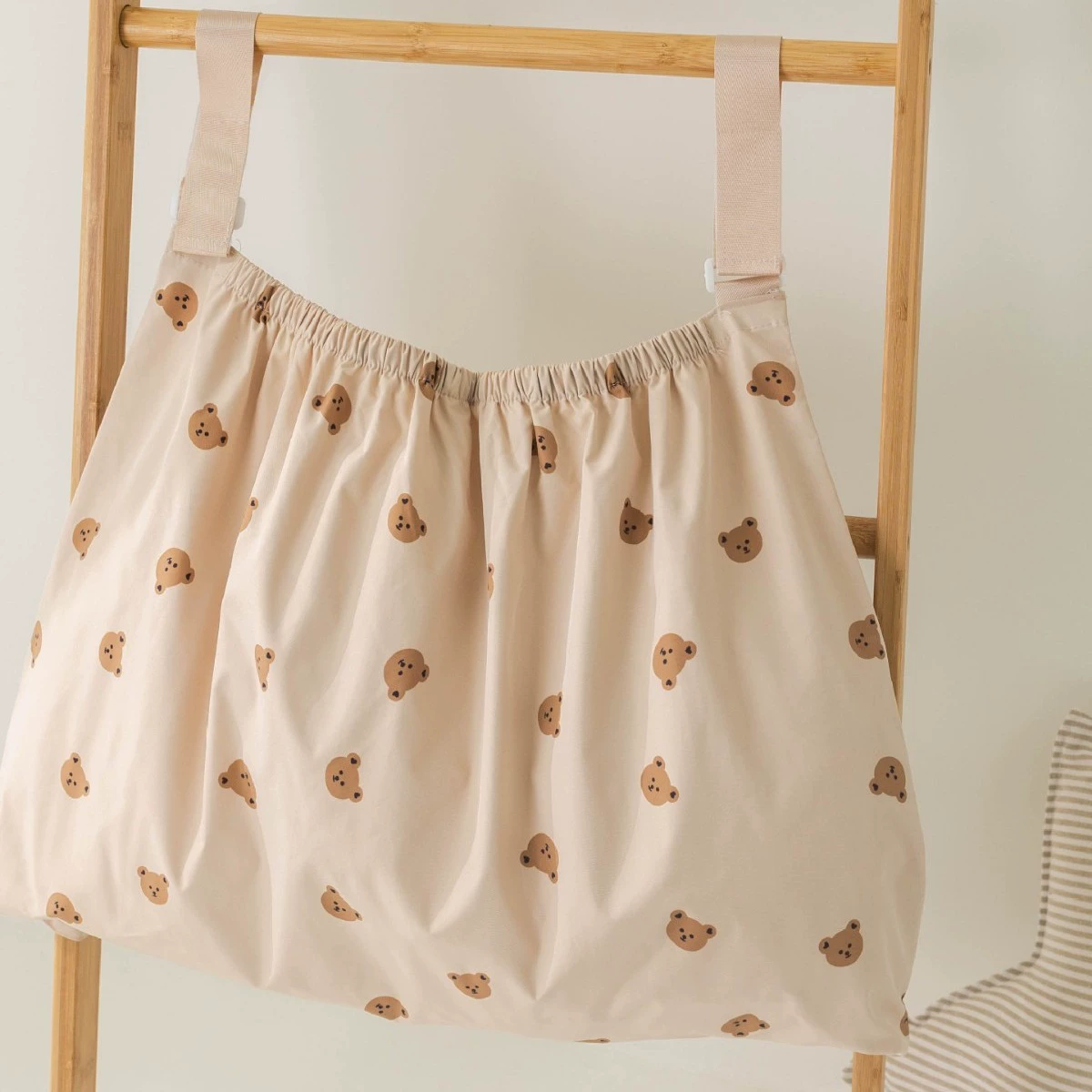 Сумка для хранения на колесиках с принтом INS, большой вместительный подвесной карман для дома мамы, детской одежды, подгузников, одеяла.