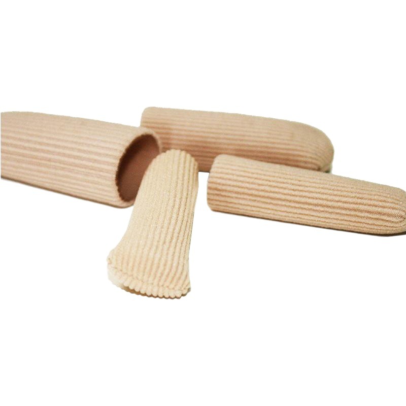 Cubierta del dedo del pie de fibra cubierta de silicona cubierta protectora cubierta cerrada corte anti-desgaste cubierta del dedo del pie SEB tubo de viscosa cubierta del dedo del pie