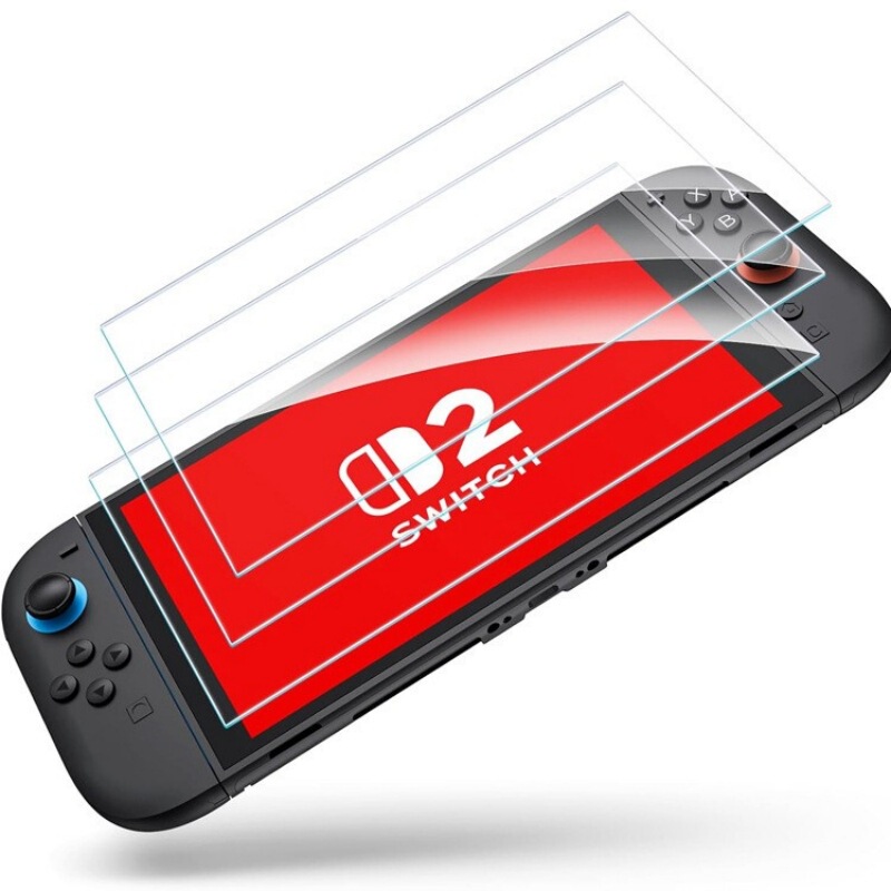 Suitable for Nintendo Oled Game Console Switch Screen Protector, High-Definition Full-Screen Switch 2Nd Generation Tempered Film