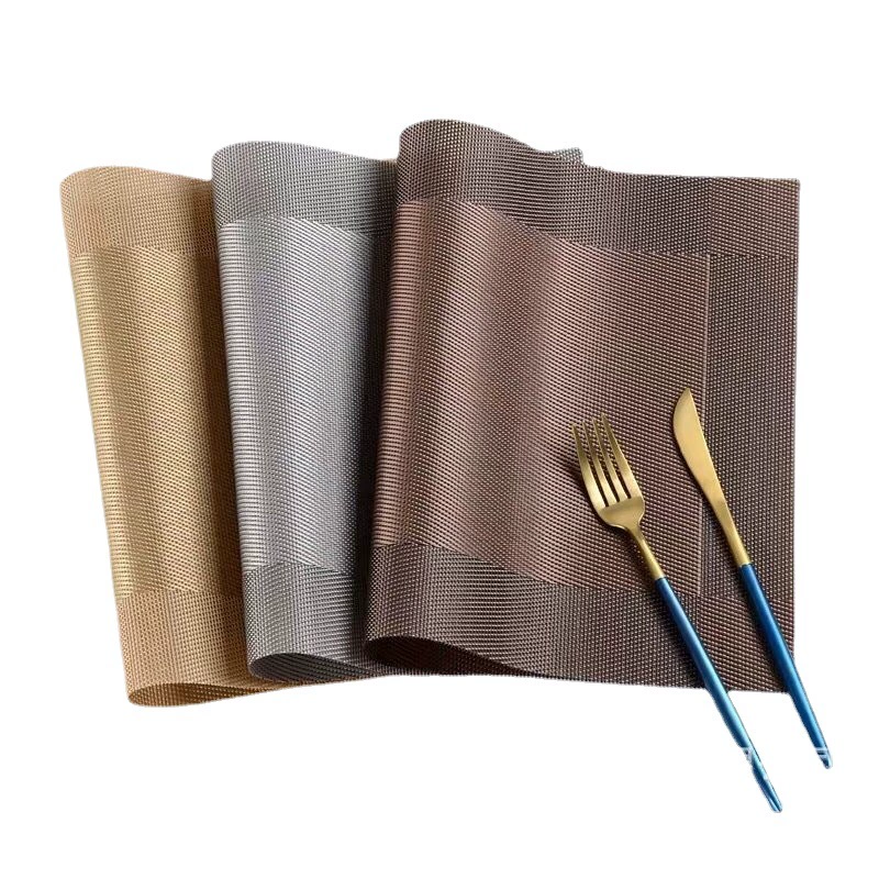 Трансграничные столовые коврики Золотые угловые фоторамки ПВХ Teslin столовые коврики Отель столовые коврики, столовые столовые коврики