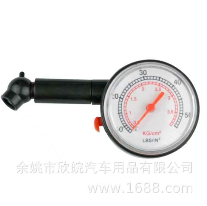 Ningbo factory direct sales: High-precision car tire pressure gauge with pointer, multifunctional, can release air, for car emergency use, mini size