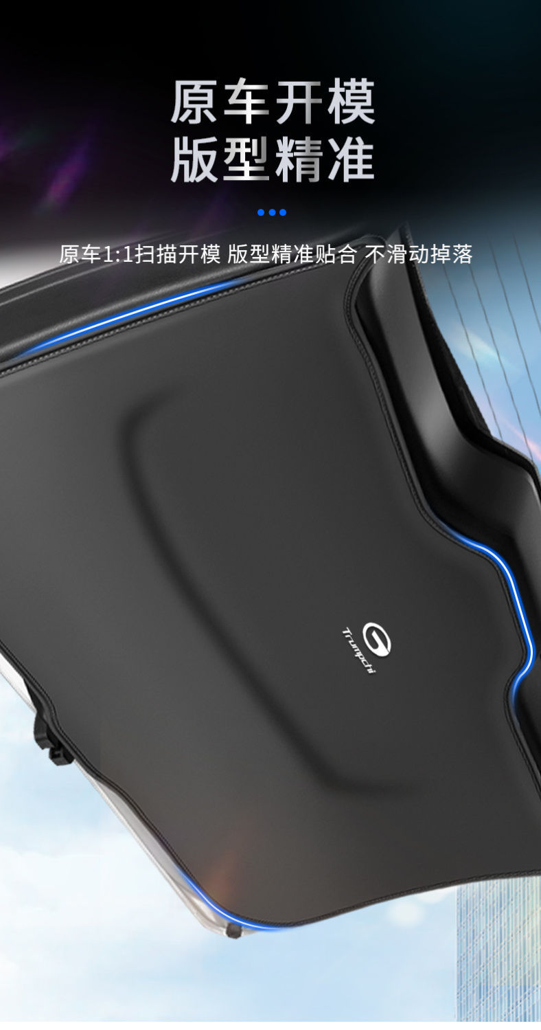 Gac Trumpchi Gs8 Trunk Anti-Scratch Protective Sticker Car Anti-Collision and Anti-Kick Pad Rear Tailgate Panel Anti-Slip Protection