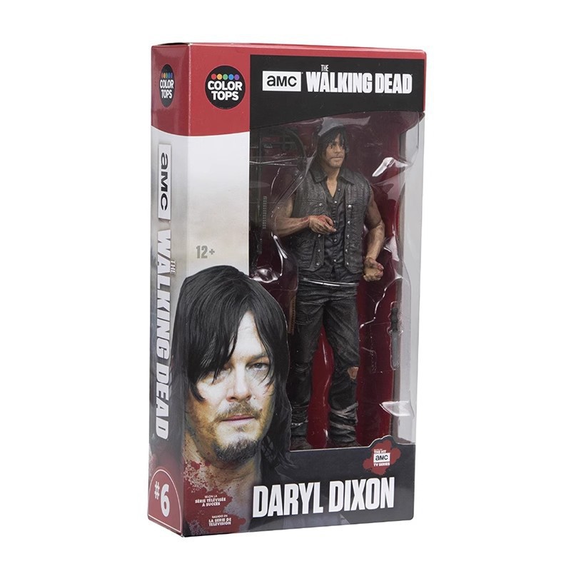 Modelo de película de The Walking Dead alrededor de la estatua del sheriff Rick Handmade Daryl Negen Joint Adornos móviles