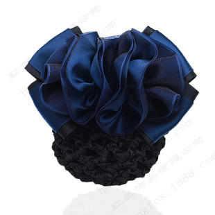 Hotel waiter head flower hair net bag net flower tooling hair net bag headdress hotel cleaning head jewelry wholesale