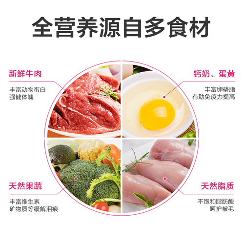 McFudi Nutritional Forest Food 2.5kg Teddy VIP Golden Retriever Food Medium and Large Small Adult Dog Pet Dog Food 10kg