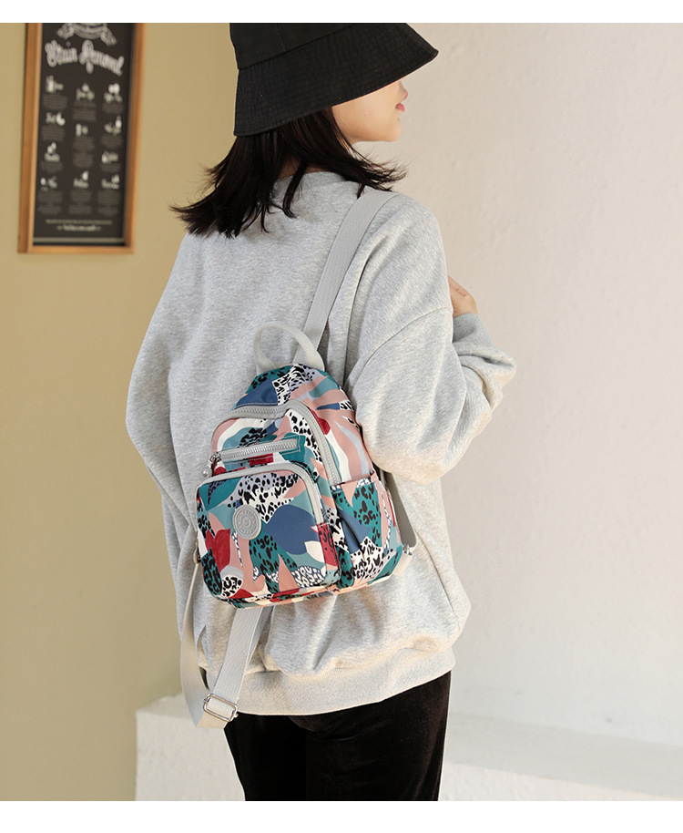 Women's Gender Vintage Style, Classic Style Style Square Shape Waterproof Anti-theft Color Block Casual Daily Women's Backpack