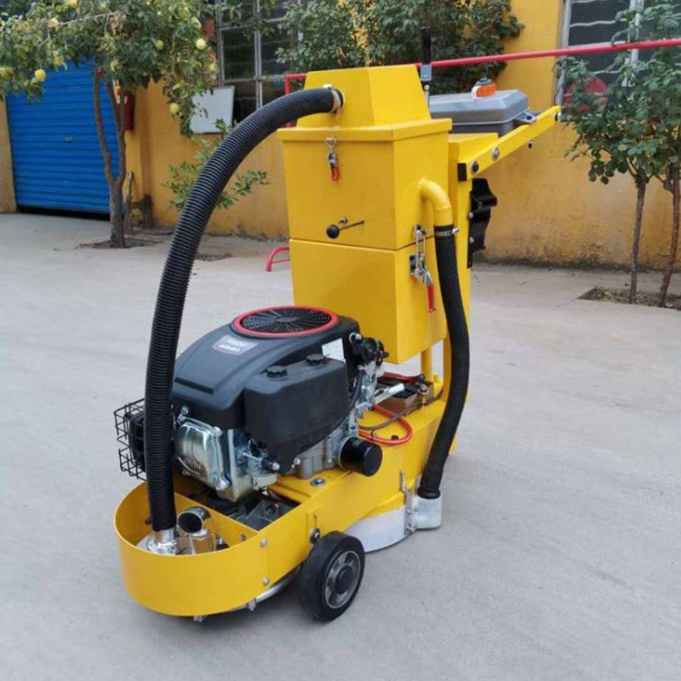斑马线除线机 小型道路吸尘式除线机 大马力热熔标线清除机