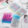 Ins Rainbow PVC Six -hole Live Book Book Candy and Girls Three -inch Photo Book Student Star Card Collection Book