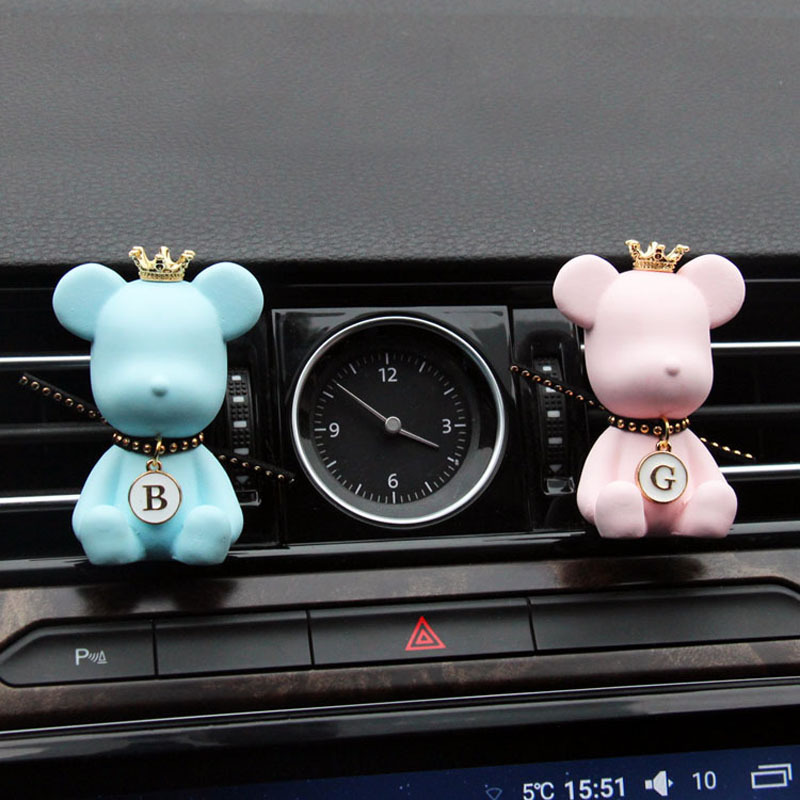 Car perfume ornaments air conditioning outlet expansion Incense Stone jewelry violent bear gypsum aromatherapy car fragrance light fragrance