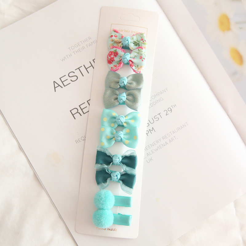 A116 fábrica al por mayor de los niños tocado accesorios para el pelo del bebé arco horquilla básica 10 unidades traje 1 Grupo