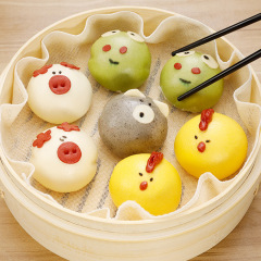 Wholesale Kitchen Home Use Round Large Thick Encrypted Steamed Buns Dumpling Baozi Steamer Cloth