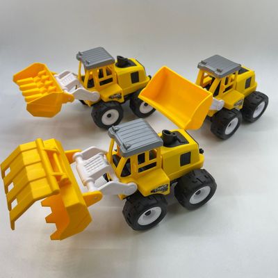 children medium , please Engineering vehicles Inertia boy suit Toys simulation Shatterproof Forklift Model Stall Best Sellers wholesale