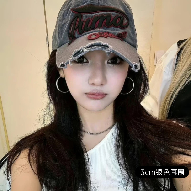 银色素圈耳环女2025年新款爆款高级感耳钉无耳洞耳夹耳圈百搭耳饰|undefined