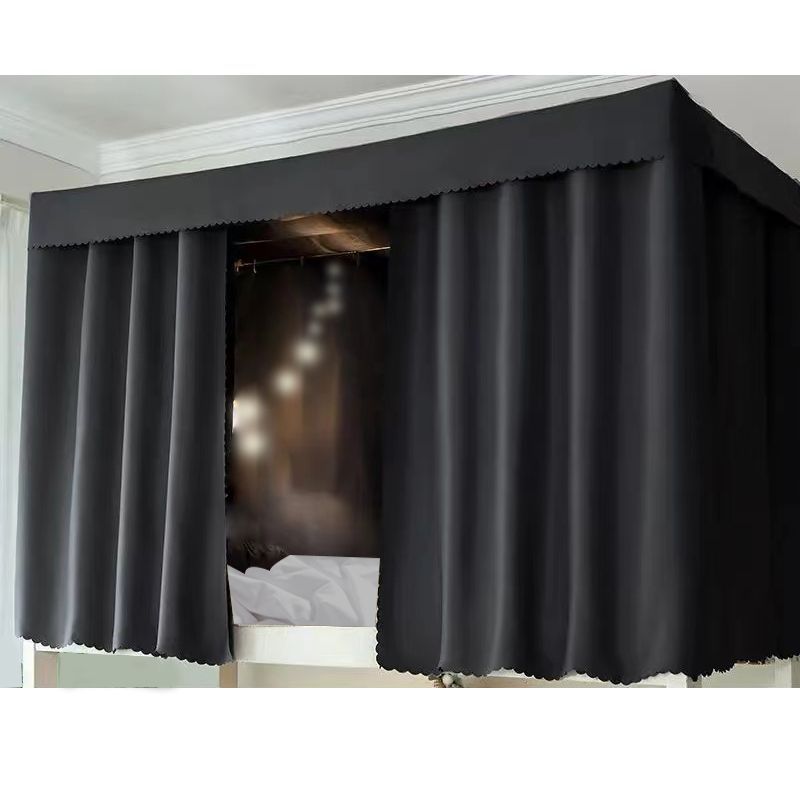 Blackout College Dormitory Bed Curtain, Thickened Upper and Lower Bunk Bracket, Light Fabric Curtain, Princess Style Bed Canopy, Bed Surround