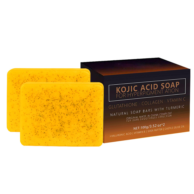Turmeric lemon granular soap 100g*2 English F packaging